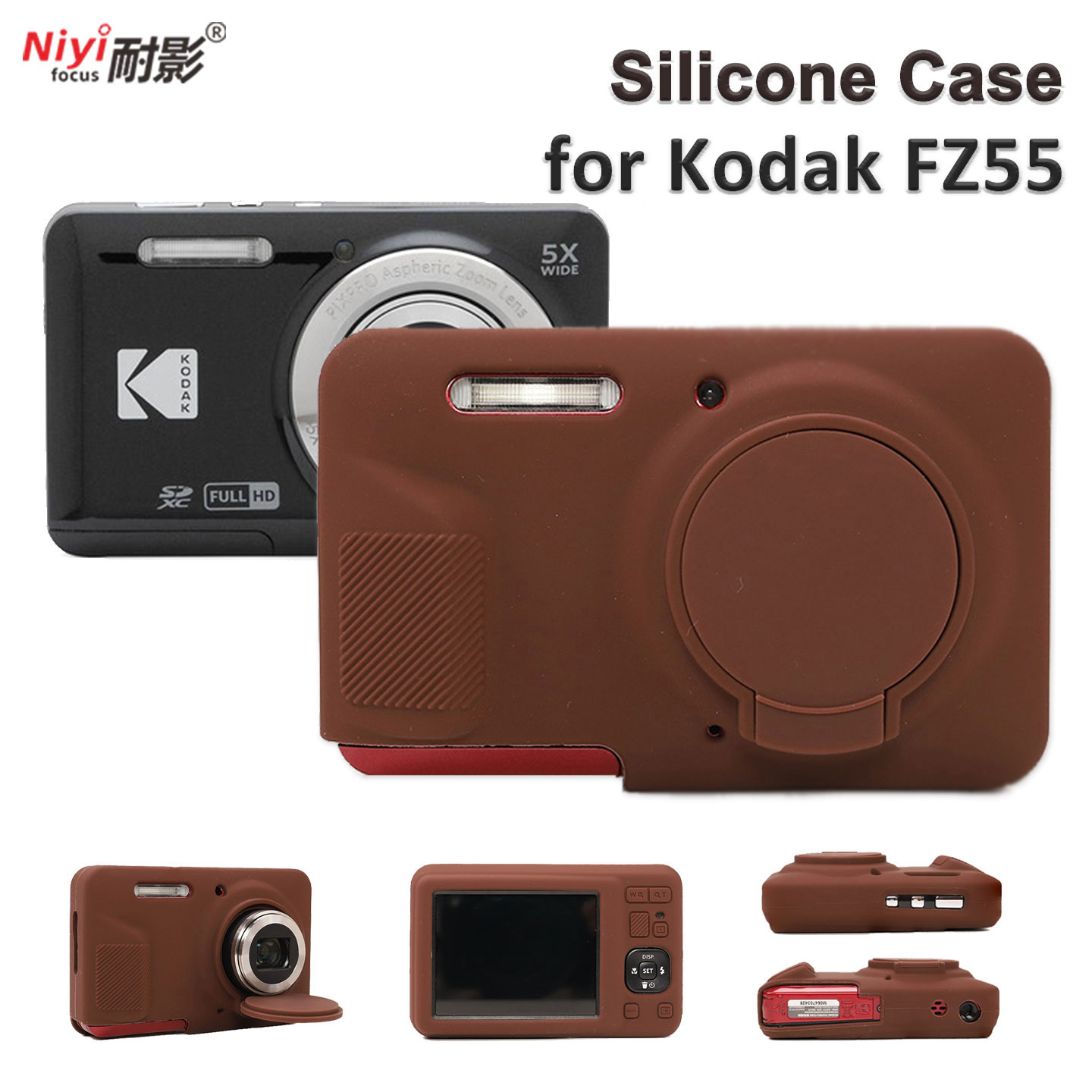 Lens Case Pouch - Camera Silicone Case for Kodak PIXPRO
