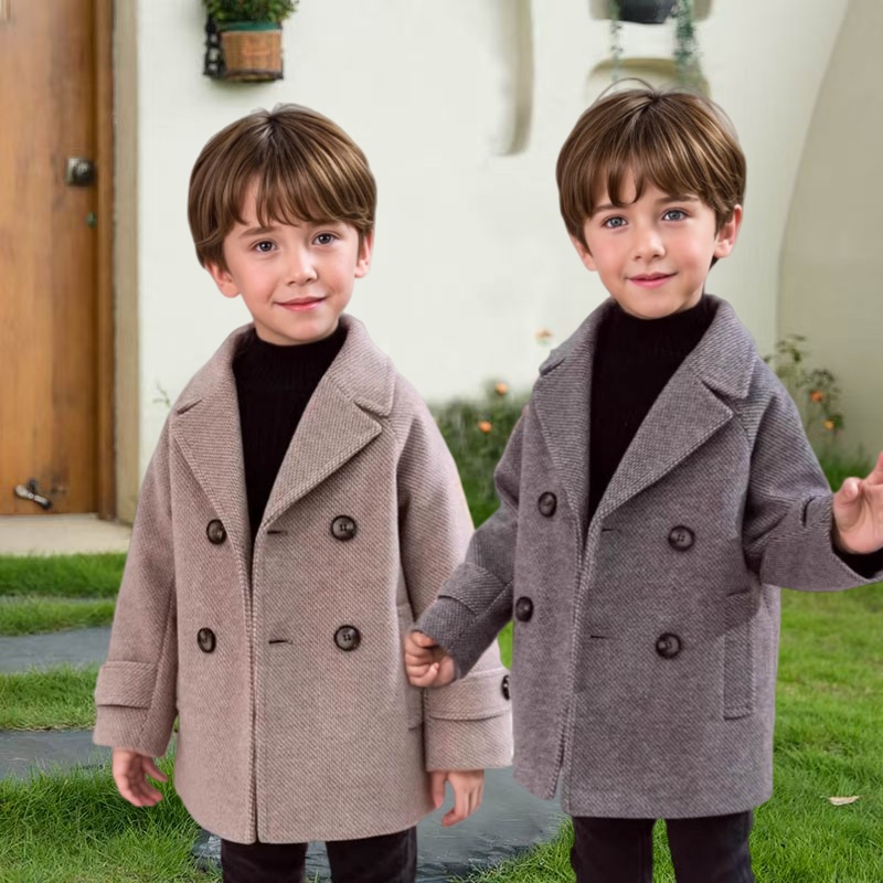 Photography Jacket - Korea Boys Thick Warm Winter Wool