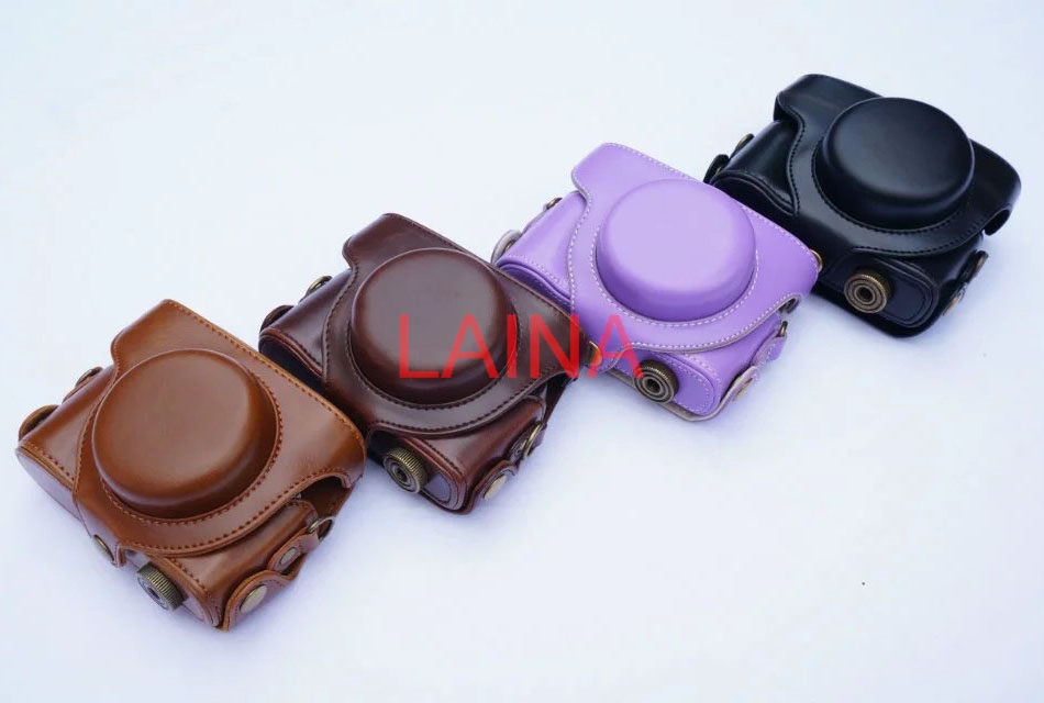Lens Case Pouch - Camera Video Bag PU Hard Case