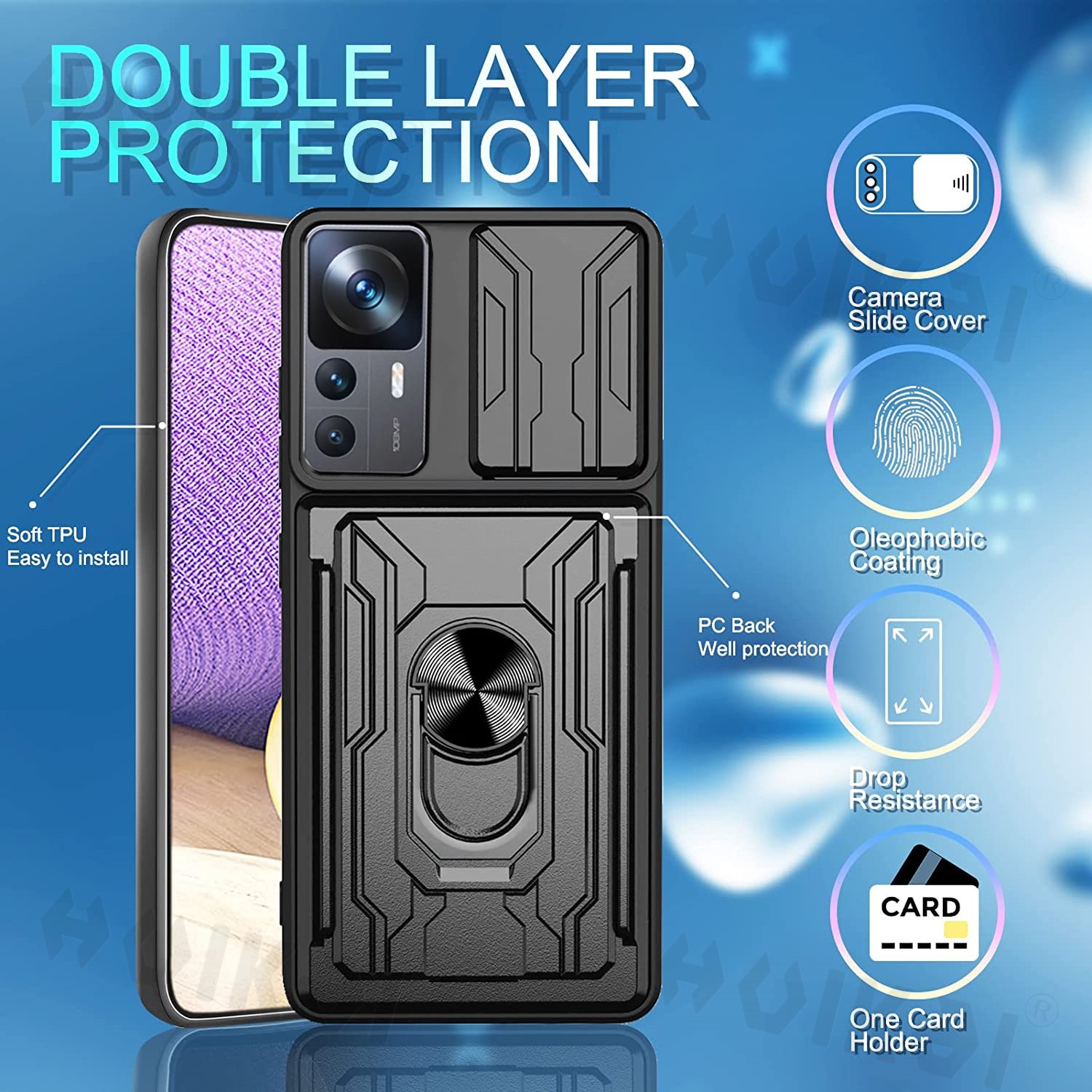 Slide Camera Card Case For Xia - Lens Case Pouch review and price