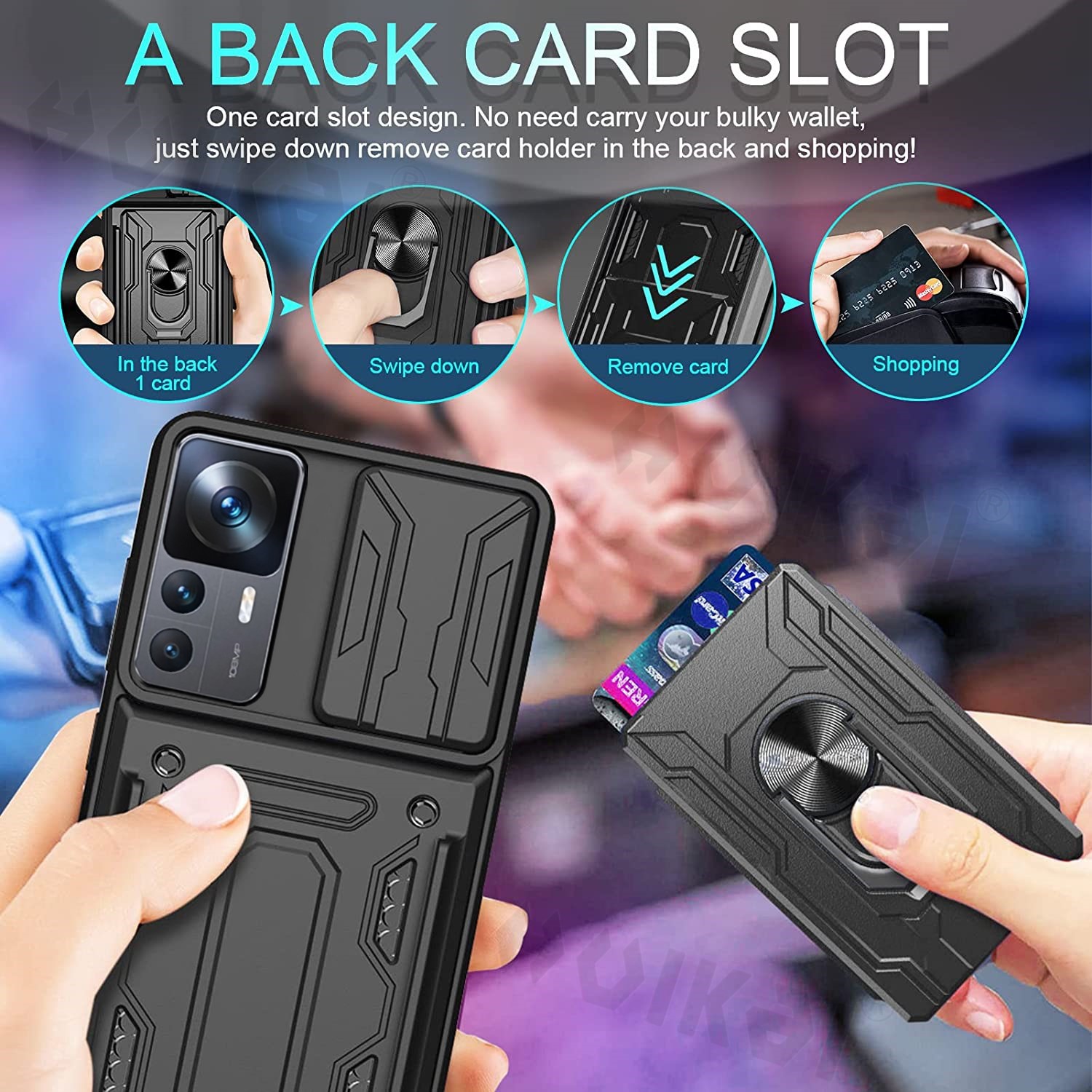 Slide Camera Card Case For Xia - Lens Case Pouch review and price