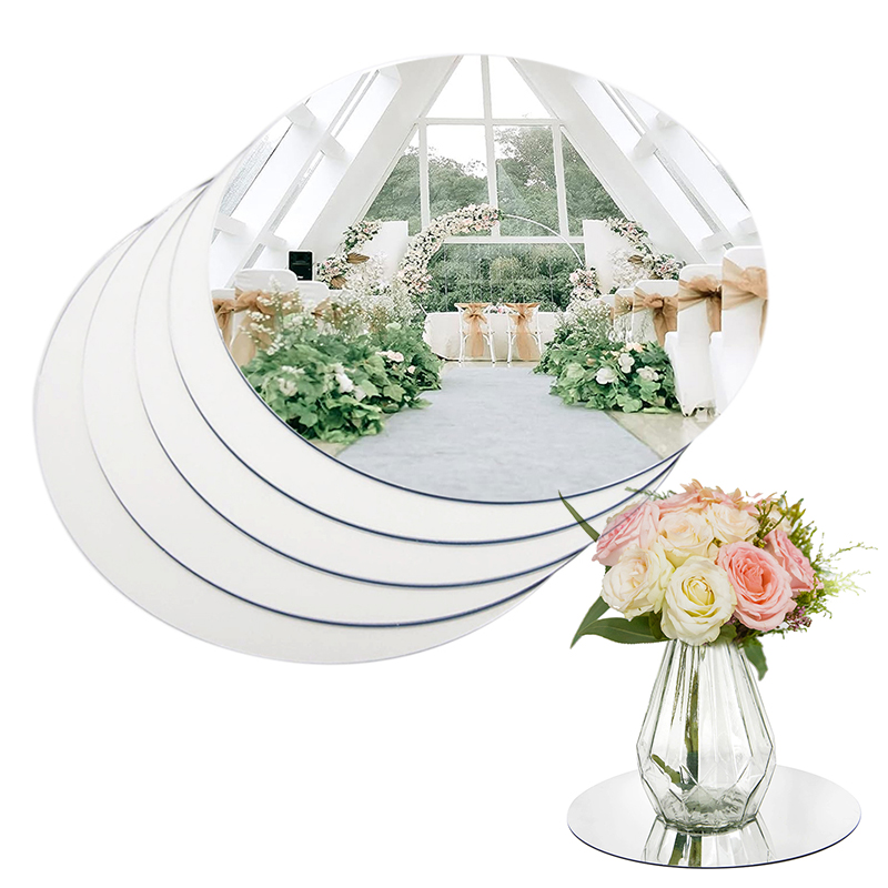 20cm Round Mirror Glass Tray   - Photography Term review and price