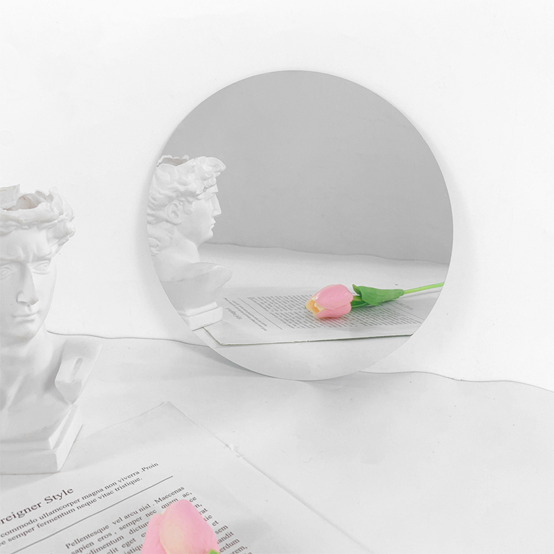 20cm Round Mirror Glass Tray   - Photography Term review and price