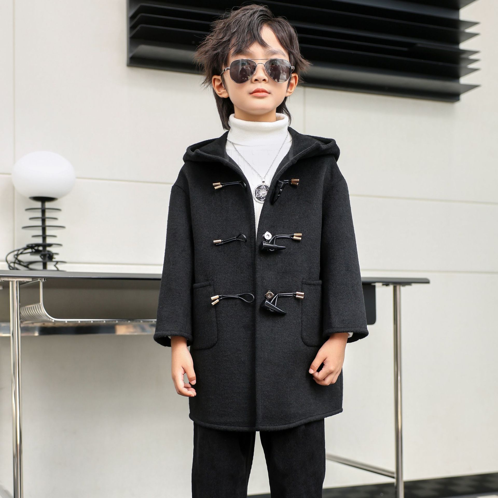 Children Winter Red Green Wool - Photography Jacket review and price