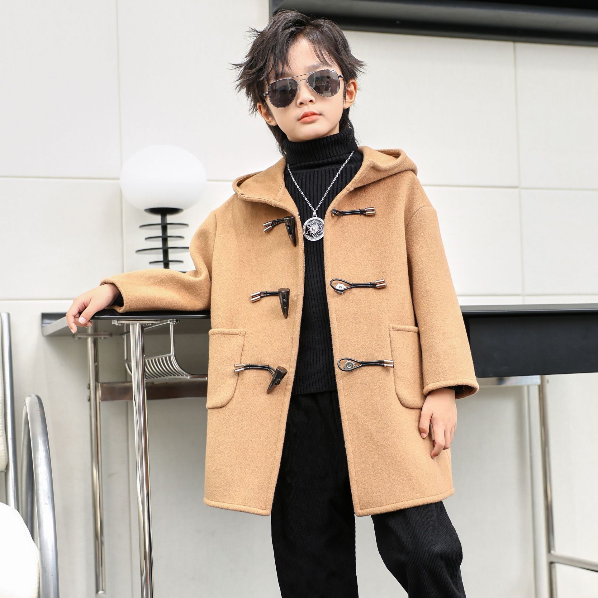 Children Winter Red Green Wool - Photography Jacket review and price