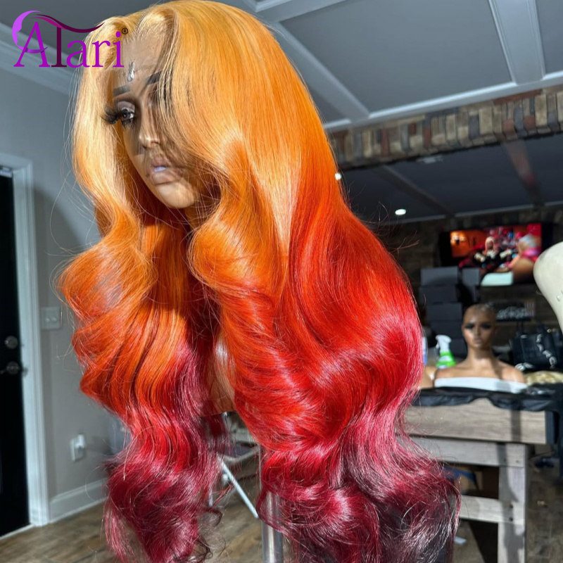 Ombre Orange Roots 13x4 Lace F - Photography Night review and price