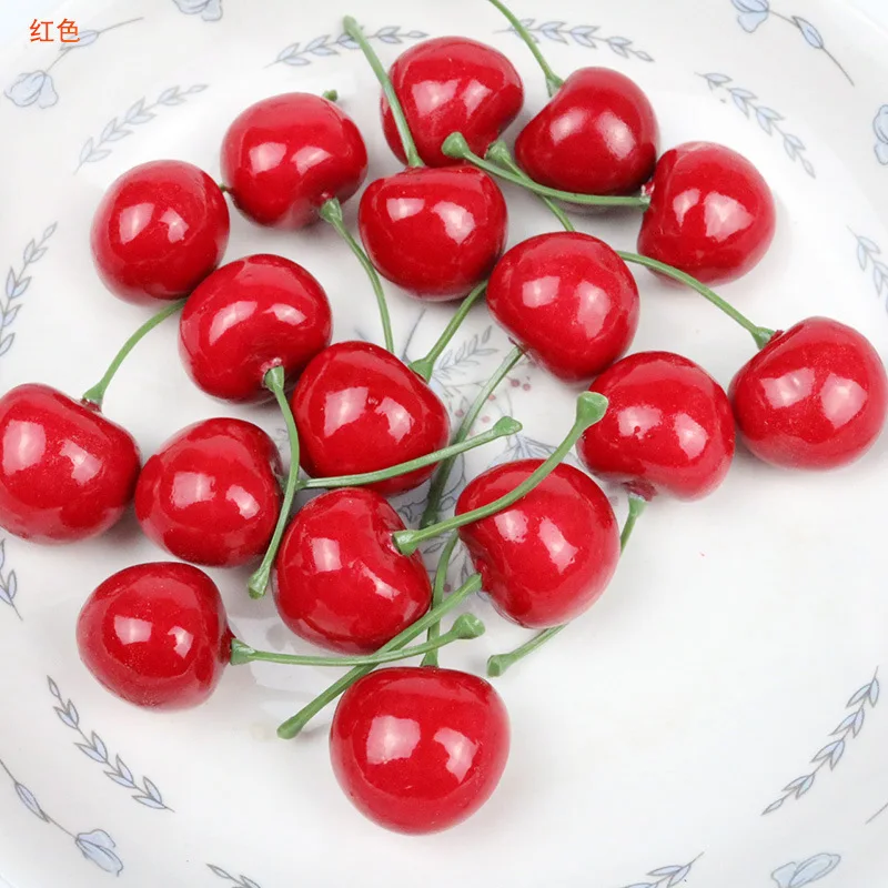 30Pcs Fake Cherry Simulation C - Photography Of Food review and price