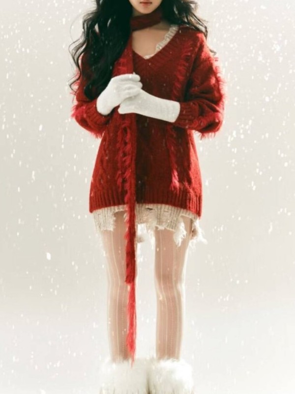 2025 New Red Sweater Art Photo - Photography Of The Year review and price