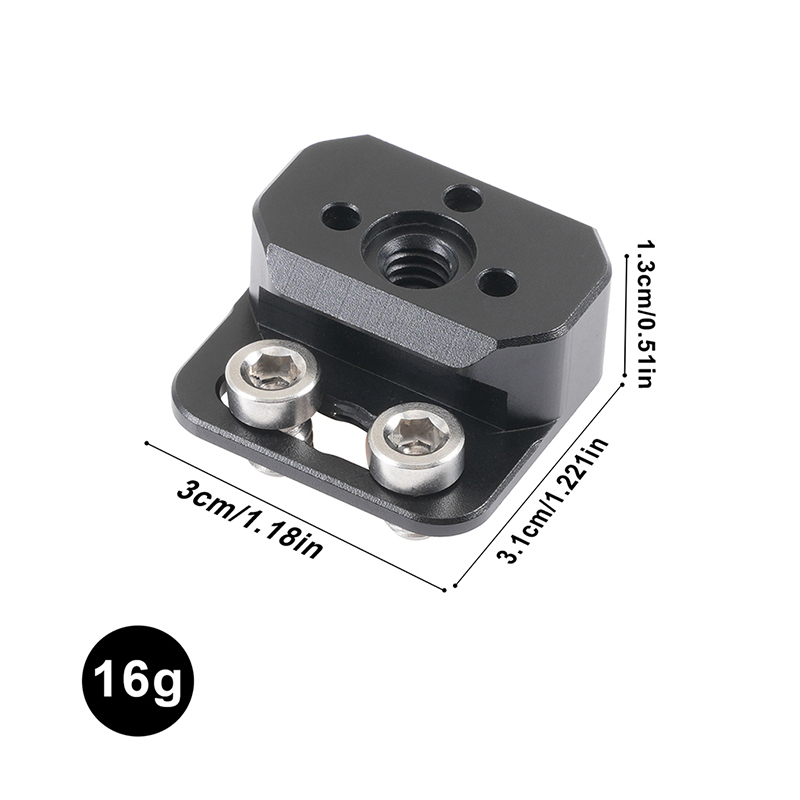 1/4  3/8 Screw NATO Rail Mount - Camera Cage Baseplate review and price