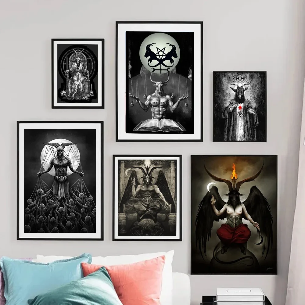 Dark Academia Art Baphomet She - Photography Night review and price