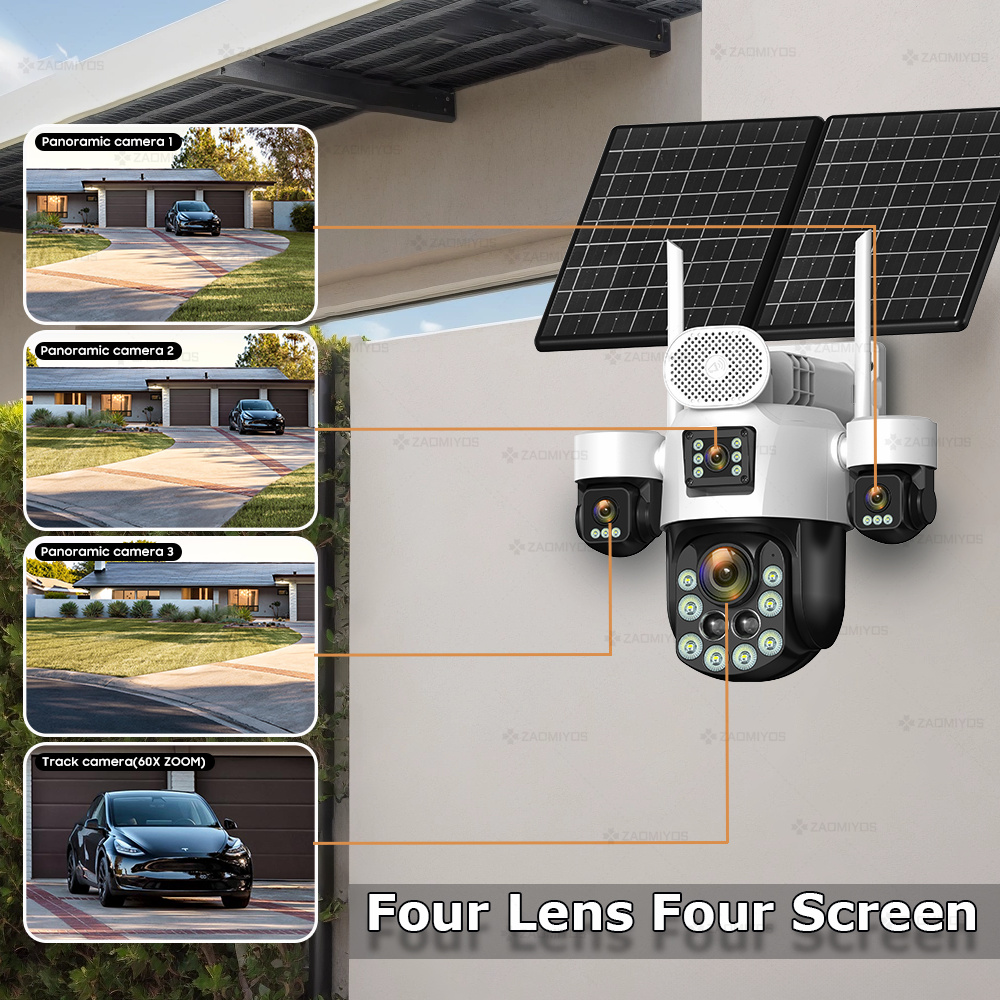 4 Lens Outdoor 360° Surveillan - Photography Term review and price