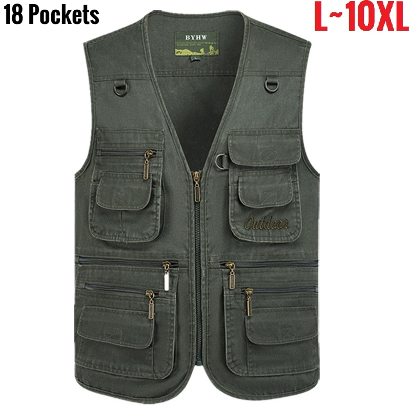 Multi Pocket Men's Vest Zipper - Photography Jacket review and price