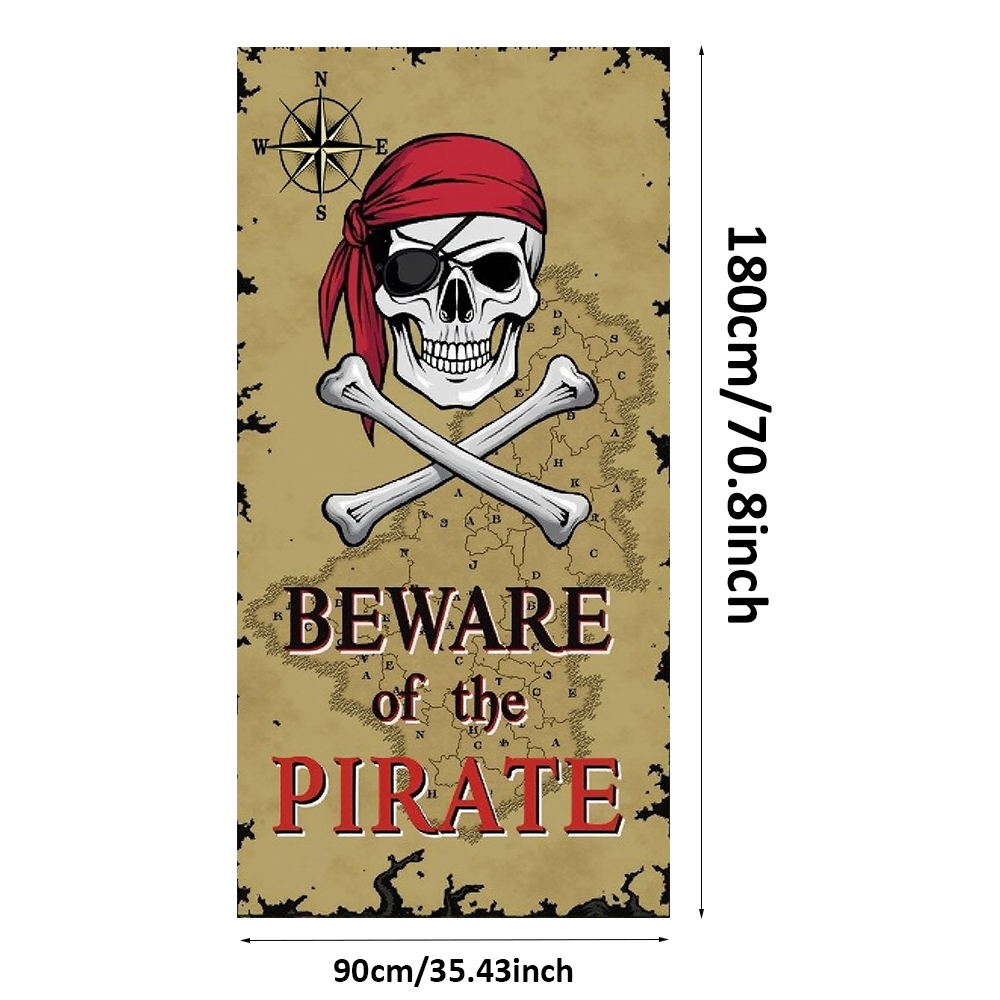 Beware Of Pirate Door Cover Ki - Photography Term review and price