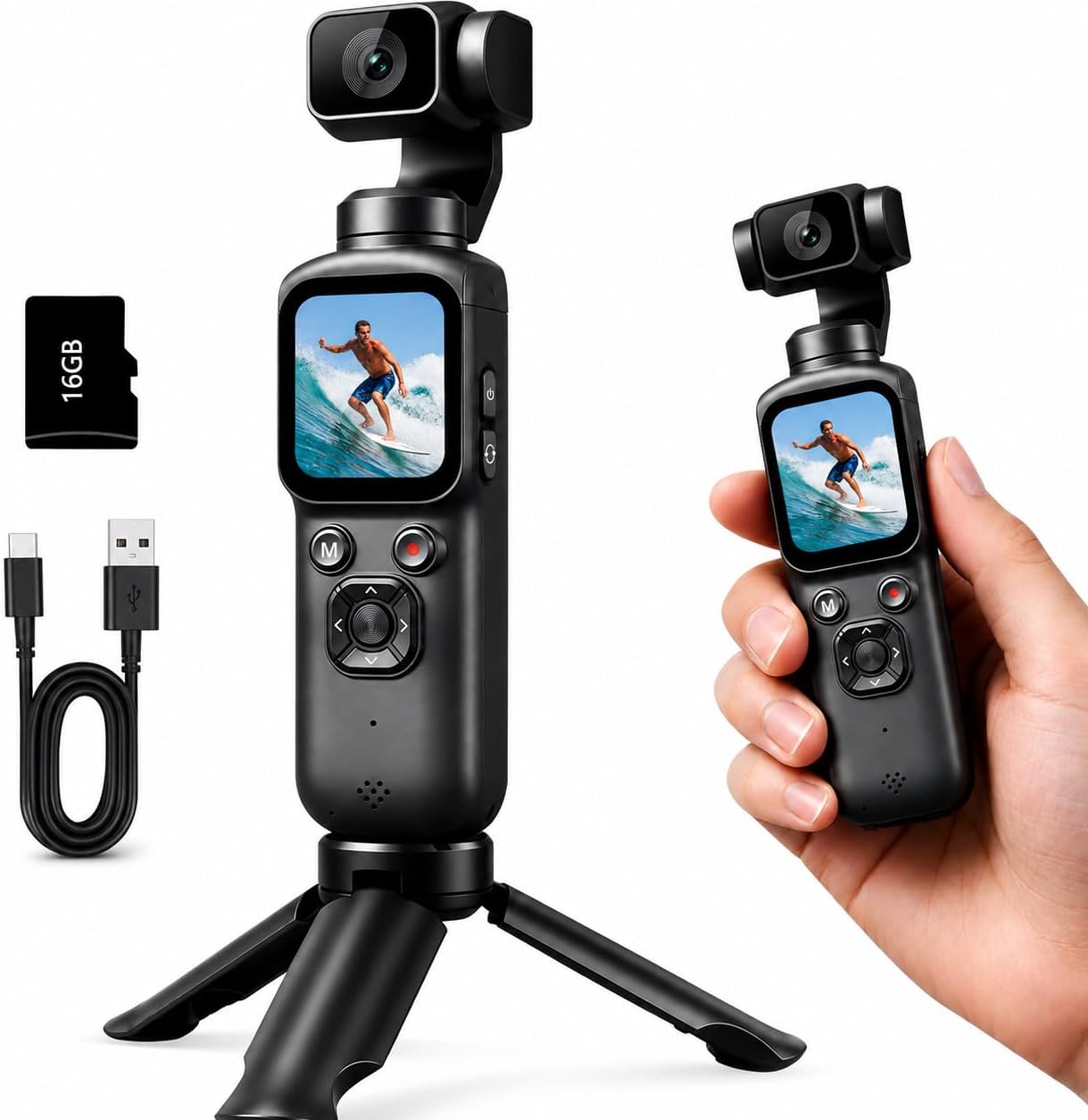 4K Handheld Gimbal Vlogging Ca - Photography Term review and price