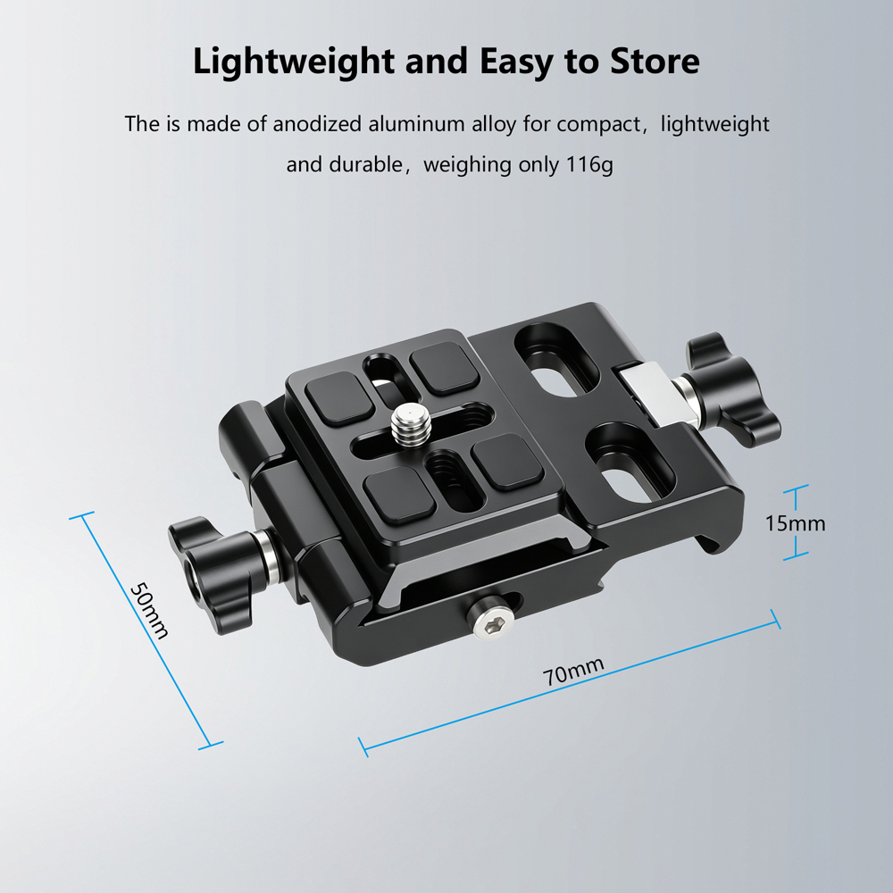 CAMVATE DSLR Camera Arca-Type  - Camera Cage Baseplate review and price