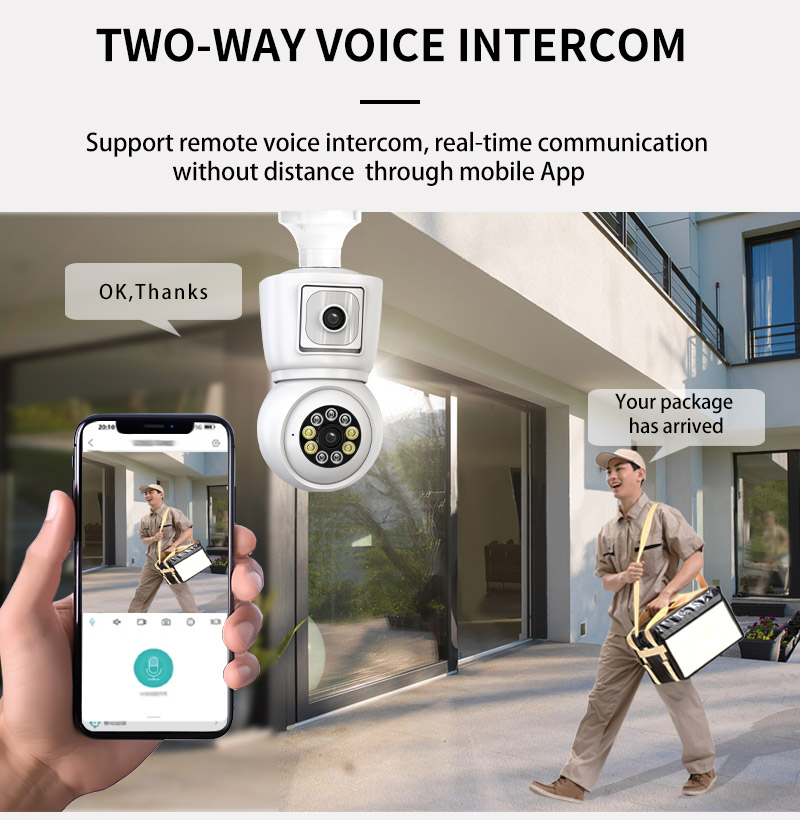 8MP E27 Bulb WiFi Camera 4K Du - Photography Term review and price