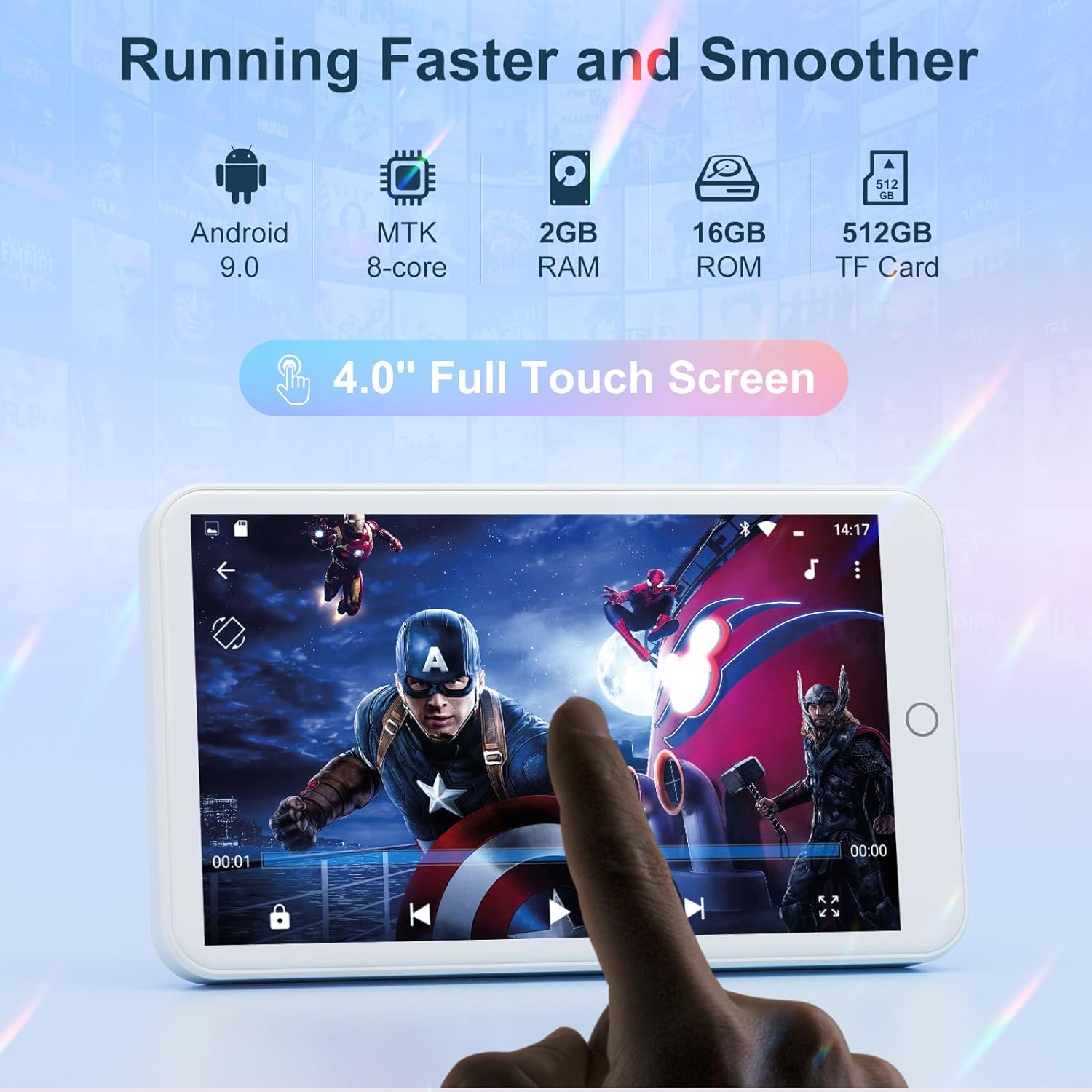 MECHEN MP3 Player Android 9.0  - Photography Game review and price