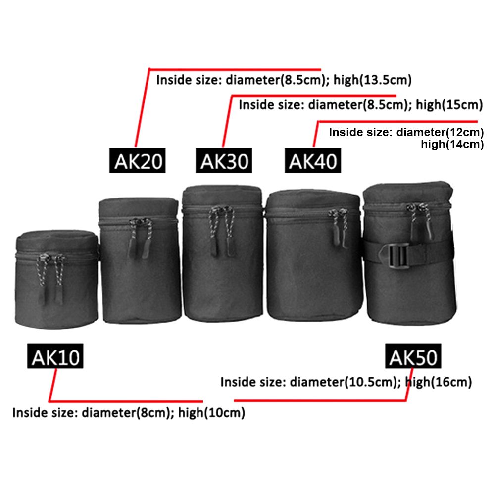 Deluxe Camera Lens Bag Waterpr - Lens Case Pouch review and price