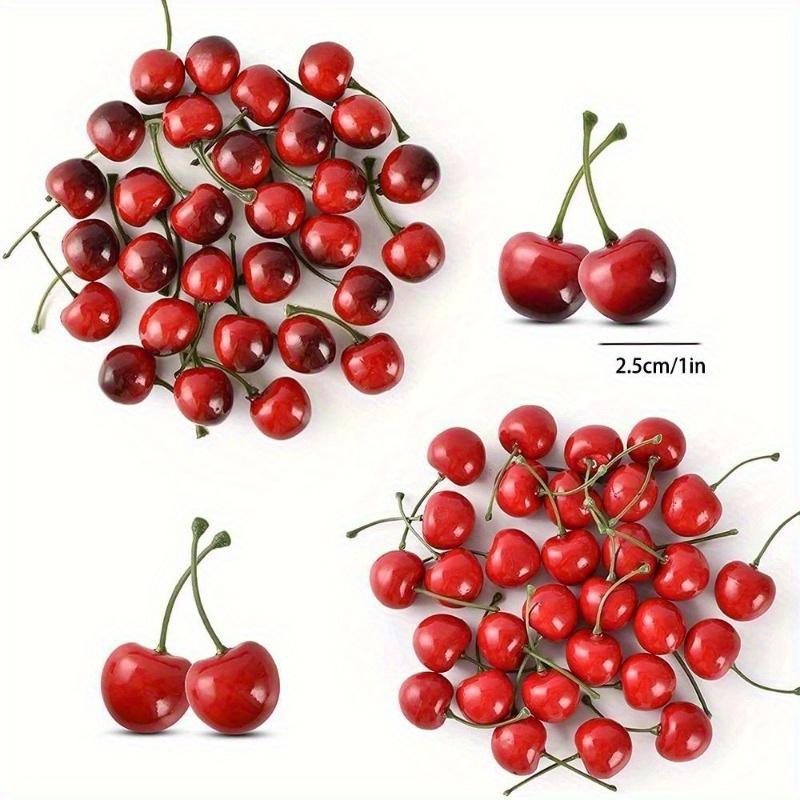30Pcs Fake Cherry Artificial F - Photography Of Food review and price