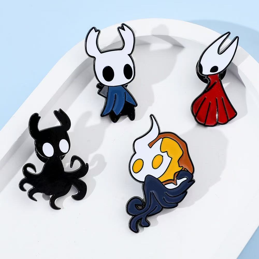 4PCS Hollow Knight Enamel Pins - Photography Jacket review and price