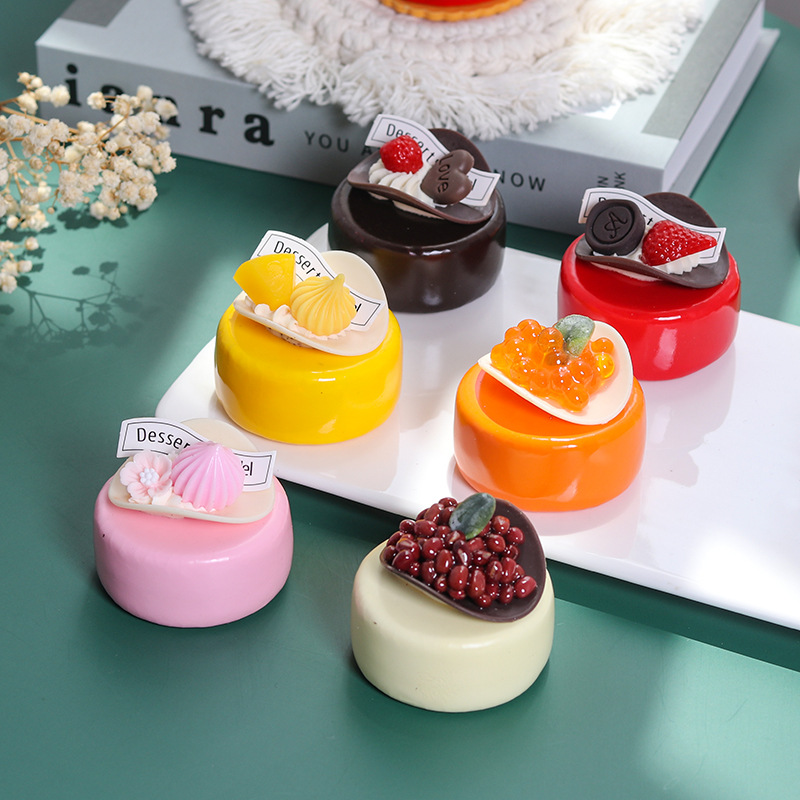 1PC Artificial Fruit Cake Bisc - Photography Of Food review and price