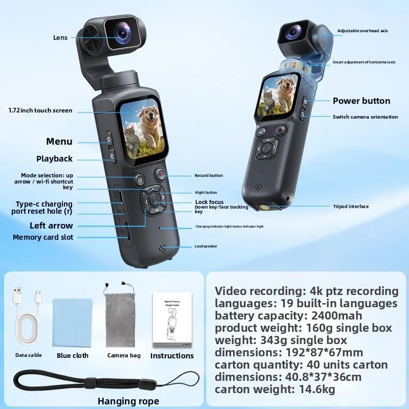 4K HJD05 Pocket 3 Camera with  - Photography Term review and price