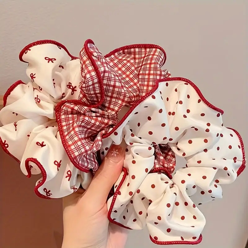 3 Pcs Sweet Red Dot Bowknot Pl - Photography Of The Year review and price