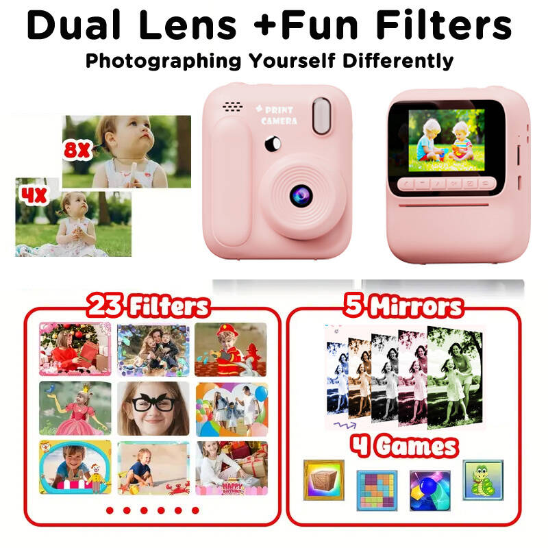Color Printing Camera Kids Ins - Photography Game review and price