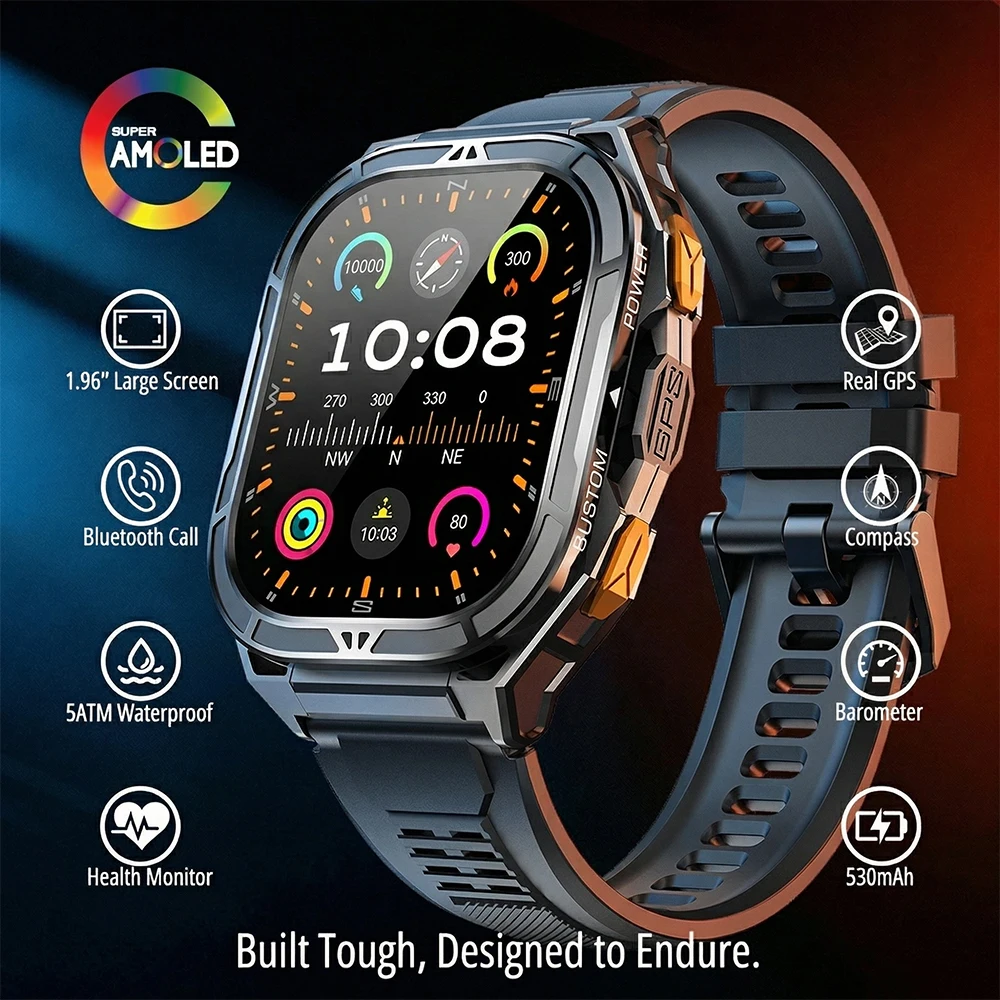 Luxury AMOLED Smartwatch Real  - Intervalometer Timer review and price