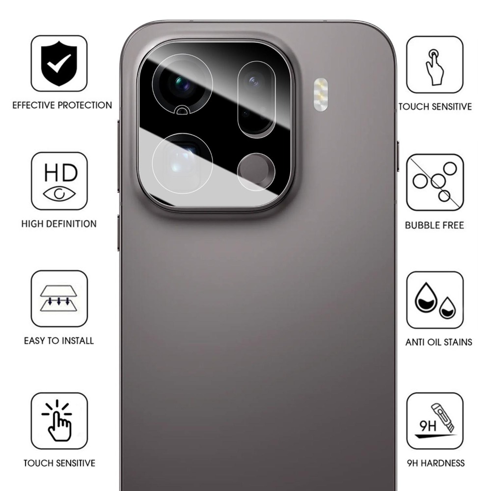 1-5PCS Tempered Glass Lens Cov - Photography Kit Oppo Find X9 Pro review and price