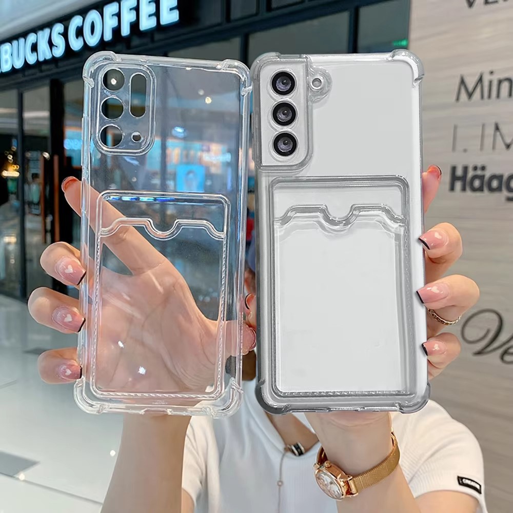 Clear Silicone Card Slot Holde - Lens Case Pouch review and price