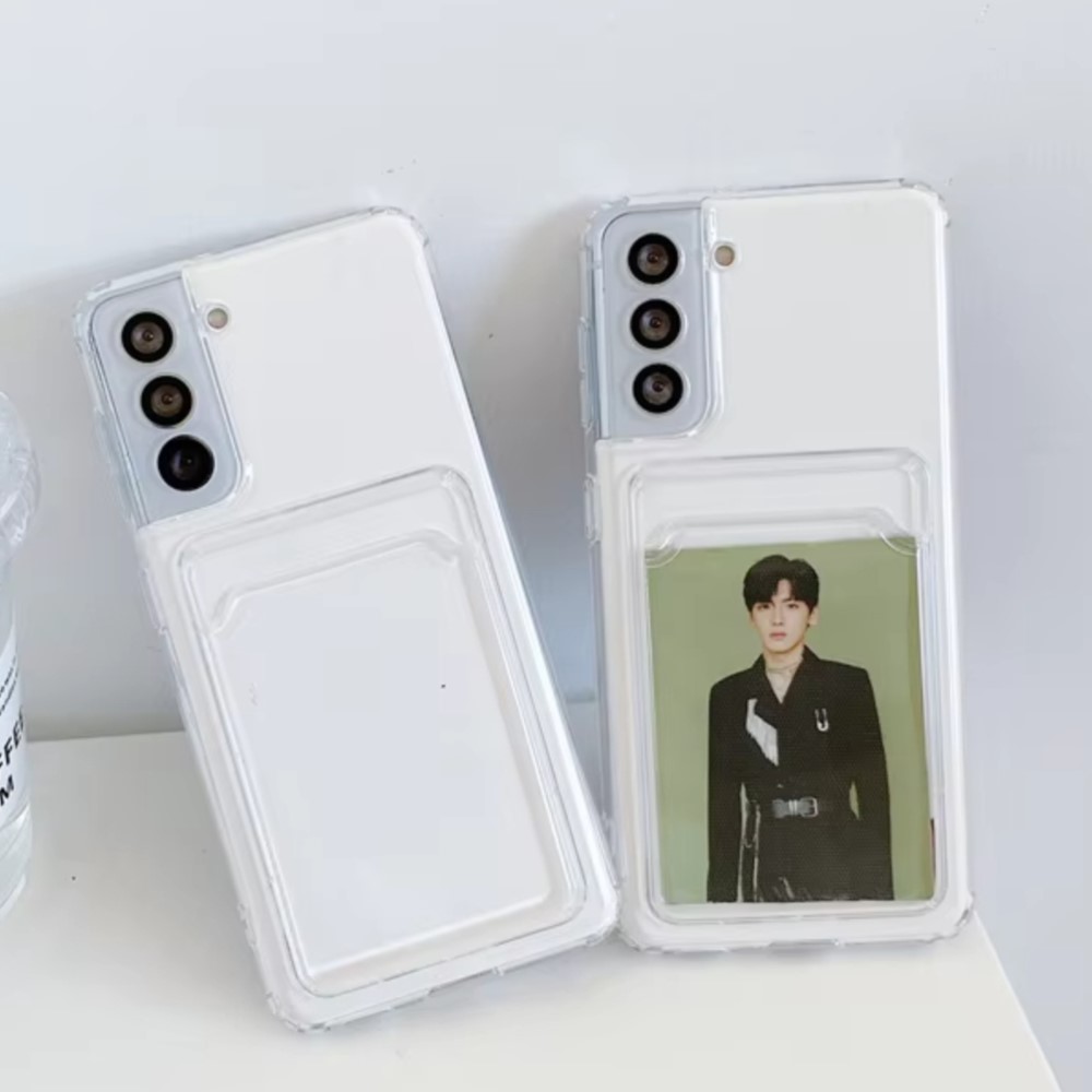 Clear Silicone Card Slot Holde - Lens Case Pouch review and price
