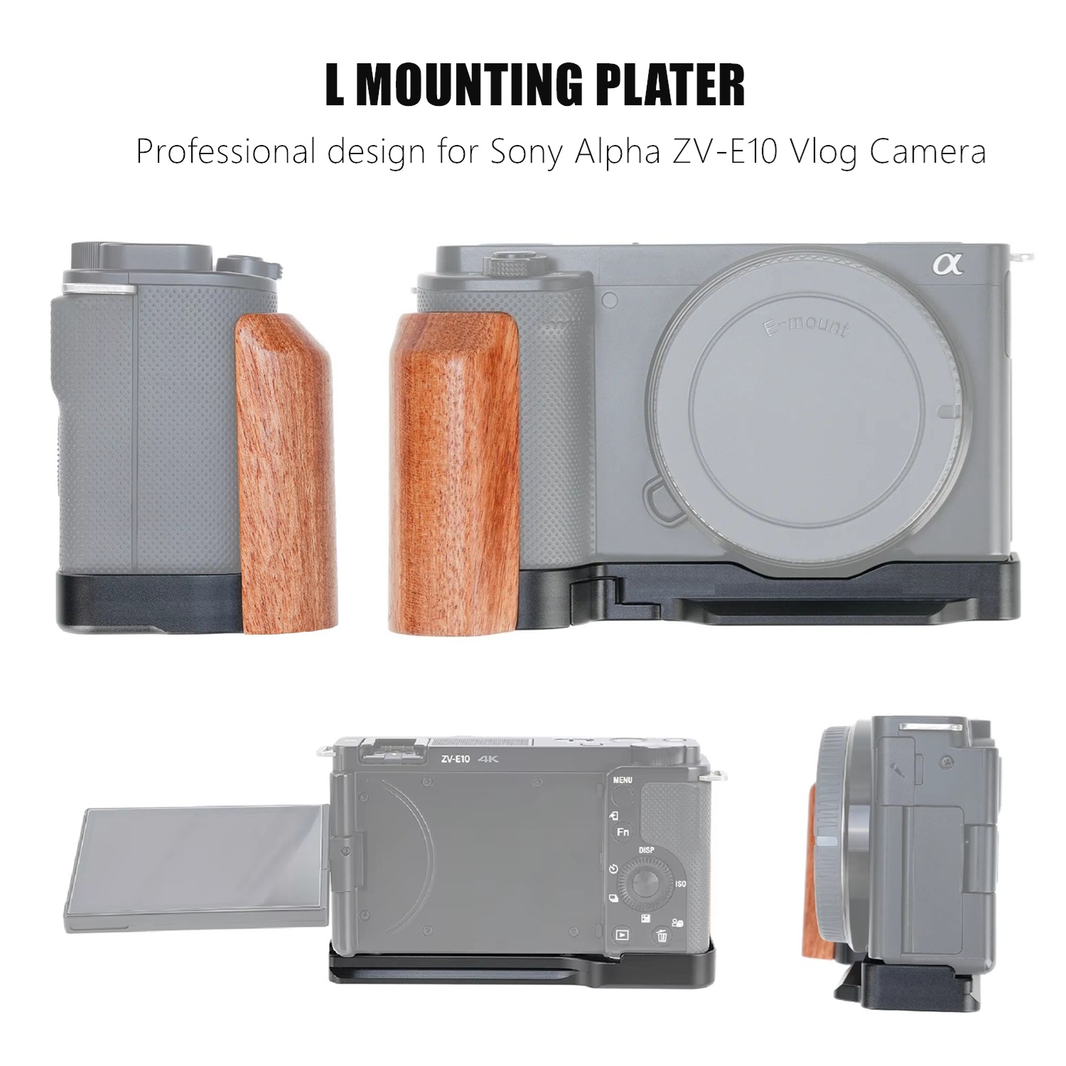 Compatible with Sony Alpha ZVE - Camera Cage Baseplate review and price