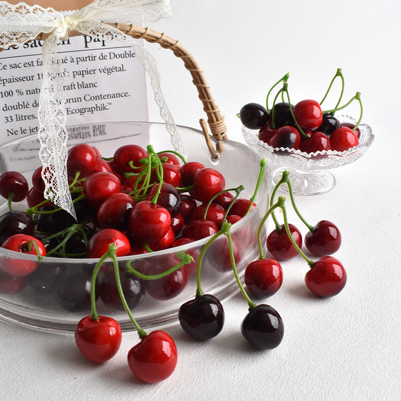 10Pcs Artificial Cherry Fake F - Photography Of Food review and price