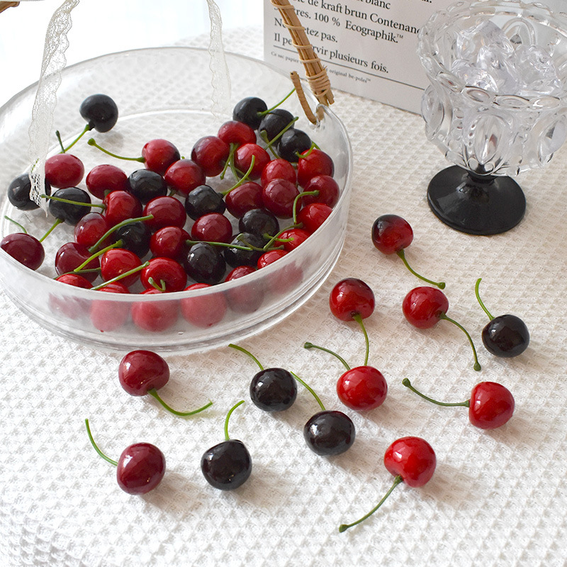 10Pcs Artificial Cherry Fake F - Photography Of Food review and price